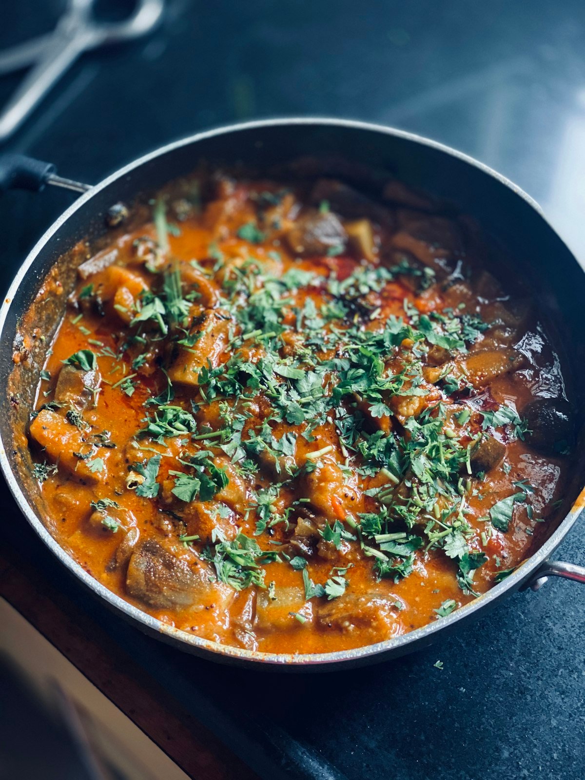 Slow-cooked Gowda-style mutton curry
